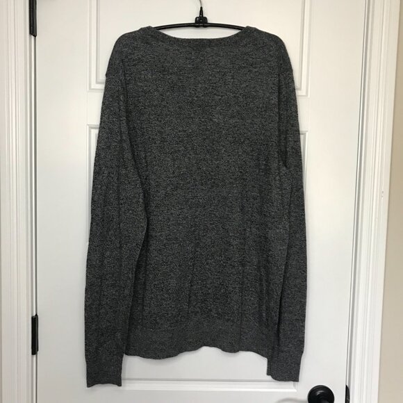 Croft & Barrow Easy Care Sweater Black Marled Long Sleeve V-Neck Mens Medium NEW - Picture 3 of 10